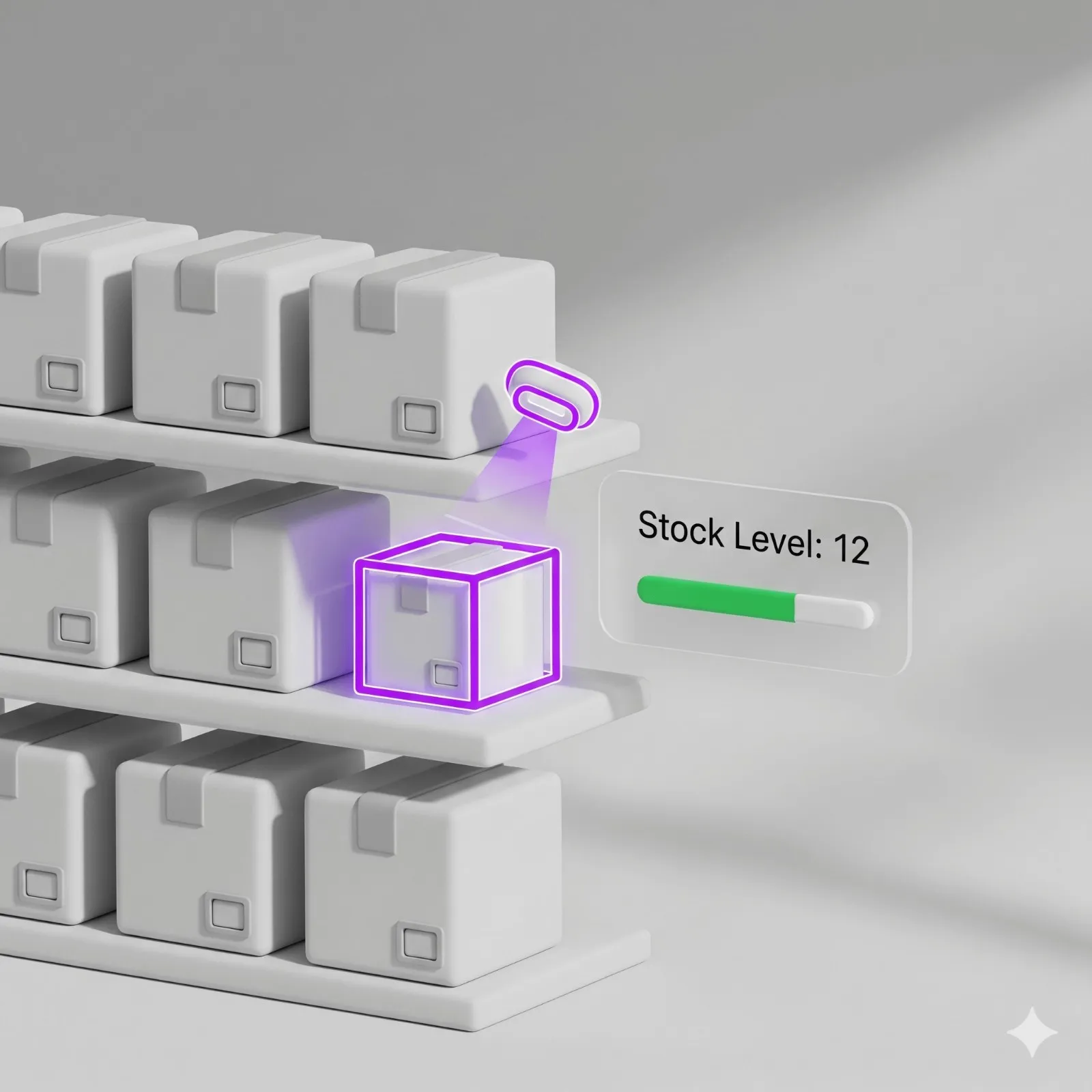 A user managing stock levels in BillArc's inventory management software.