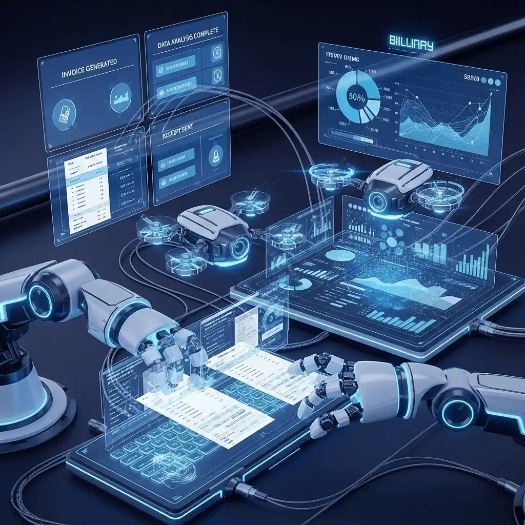 The payment tracking interface in BillArc, showing paid and unpaid invoices.