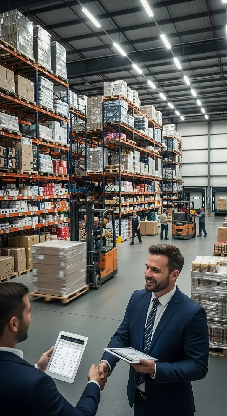 Bulk inventory and order management for a wholesale business.